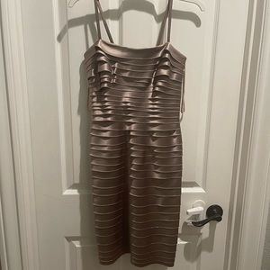BCBG Max Azria Satin Bandage Dress